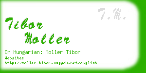 tibor moller business card